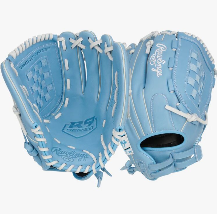 RAWLINGS &quot;R9 SOFTBALL&quot; SERIES SOFTBALL GLOVE 12.5&quot; RHT - RR9SB125-3CB