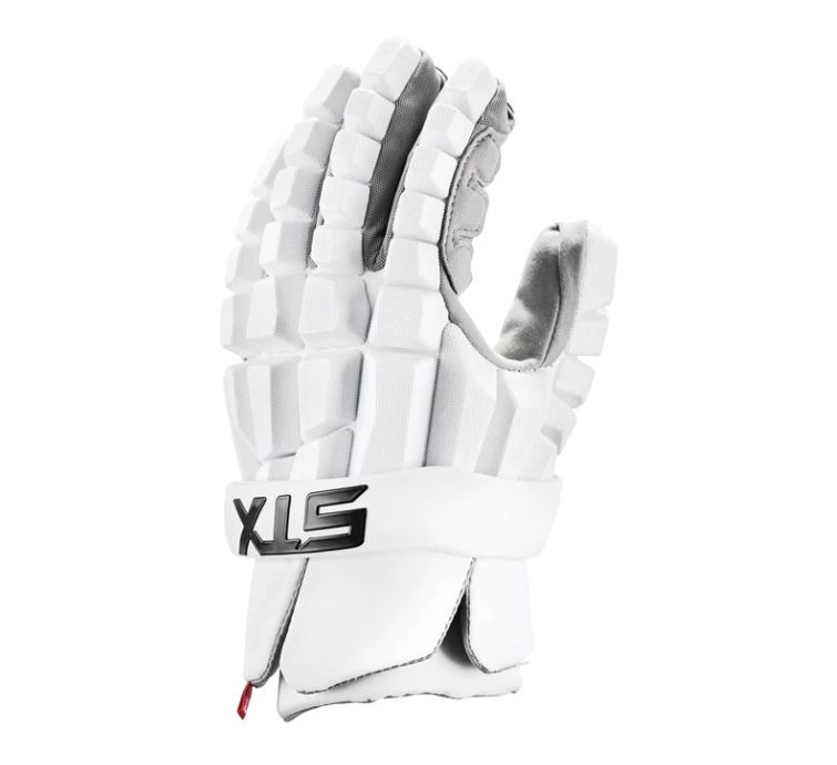 STX LZR Lacrosse Glove, Colour: White, Size: Small (10&quot;)