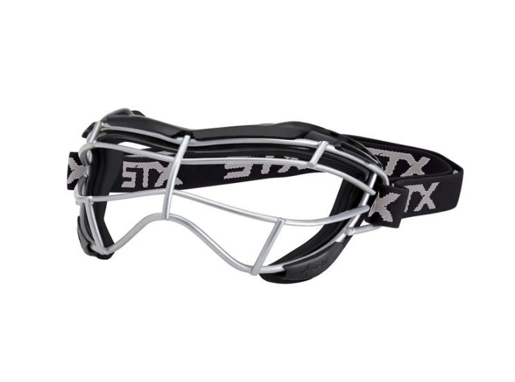 STX Focus-S Women&#39;s Field Lacrosse Goggles, Colour: Black