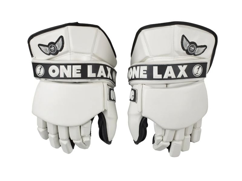 ONE LAX BOX LACROSSE GOALIE GLOVES