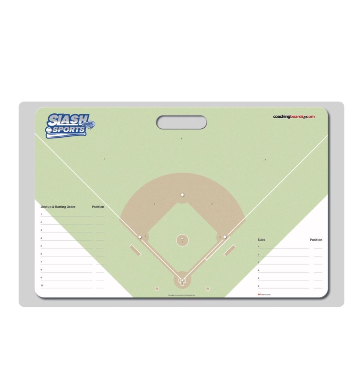 SLASH SPORTS BASEBALL/FASTPITCH COACHING BOARD