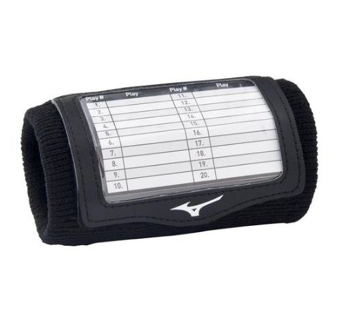 MIZUNO PLAY CALL WRISTBAND, Colour: BLACK