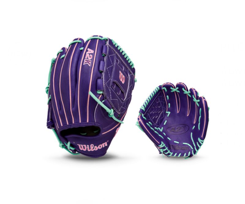 WILSON 2025 FALL A2K B23 W/ ASO WEB PURPL 12&quot; - WBW10350112