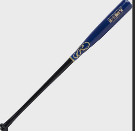 RAWLINGS FUNGO WOOD MAPLE  BAT - 34&quot; -MLF6, Colour: BLACK/NAVY