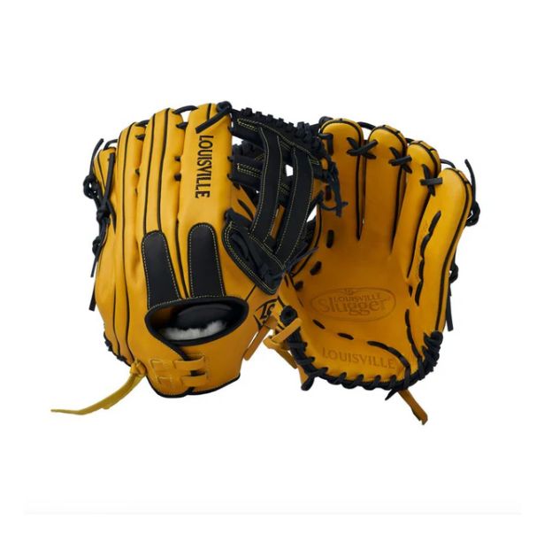 Louisville Slugger SUPER Z SP FG 25 YELLOW-BLACK - LSSZR2513YB, Size: 13&quot;, WEB: H-web, HAND: RHT