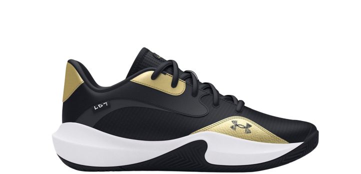 UNDER ARMOUR GS JET &#39;23, COLOR: BLK/GLD, Size: 4Y