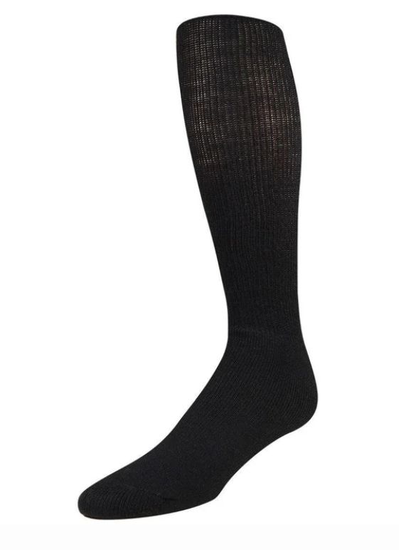 RAWLINGS ADULT PRO TUBE SOCKS, Colour: BLACK, Size: XS