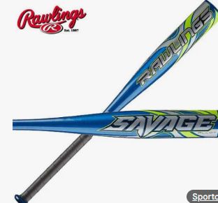 RAWLINGS SAVAGE T-BALL BASEBALL BAT, Bat Drop: -12, Bat Length: 24