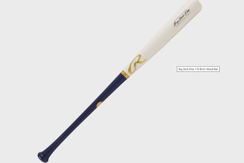 RAWLINGS BIG STICK ELITE WOOD BAT - 110 BIRCH PATTERN