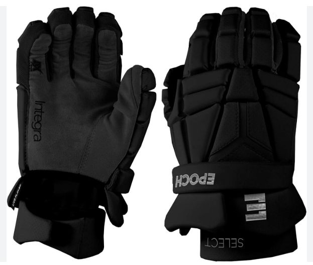 EPOCH INTEGRA SELECT LACROSSE GLOVES, Colour: BLACK, Size: Small (10&quot;)