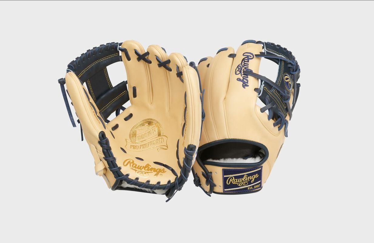 RAWLINGS PRO PREFERRED BASEBALL GLOVE - 11.5&quot; - RHT - CAMEL/BLACK - R00713002