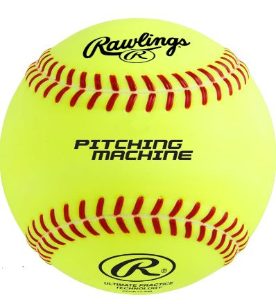 RAWLINGS ULTIMATE PRACTICE SOFTBALL - 12&quot; PITCHING MACHINE BALLS (12 PACK)
