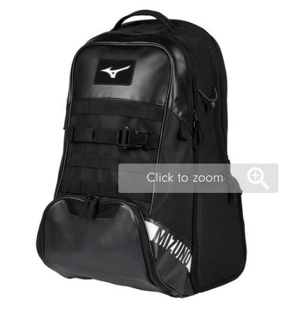 MIZUNO MVP BACKPACK 22 BAG, Colour: BLACK
