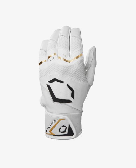 Evoshield Carbyne Batting Gloves, Colour: WHITE, Size: XL