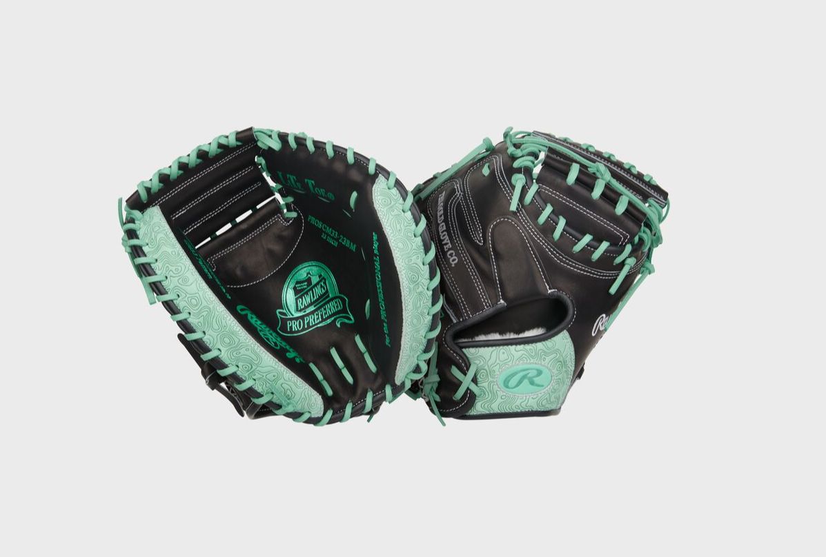 RAWLINGS &quot;PRO PREFERRED&quot; SERIES CATCHERS MITT BASEBALL GLOVE 33&quot; - RHT - PROSCM33-23BM