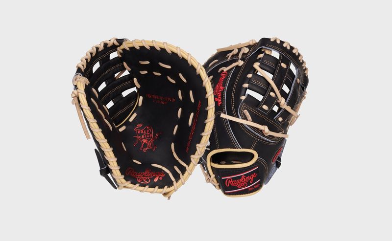 RAWLINGS "HEART OF THE HIDE" SERIES FIRST BASE BASEBALL MITT BASEBALL GLOVE - 12.5" RHT - PRORFM18-17BCS