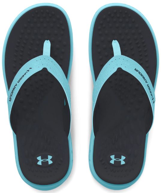 UNDER ARMOUR WOMENS IGNITE PRO MARBELLA SANDALS, Colour: BLUE/BLACK, Size: 6