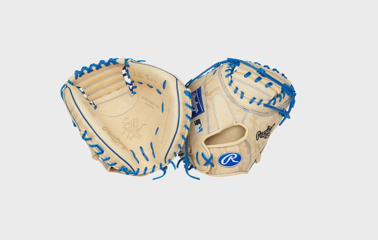 RAWLINGS &quot;HEART OF THE HIDE&quot; SERIES-CATCHERS MITT BASEBALL GLOVE A. RUTSCHMAN GAMEDAY PATTERN 33.5&quot; RHT - PRORCM325U-23C