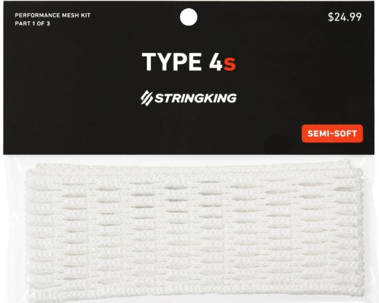 STRINGKING TYPE 4 MESH, Colour: WHITE, MESH TYPE: 4S (semi-soft)