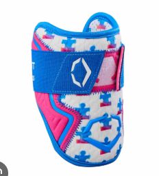 X-SRZ AUSTISM SPEAKS ELBOW GUARD, Size: SMALL