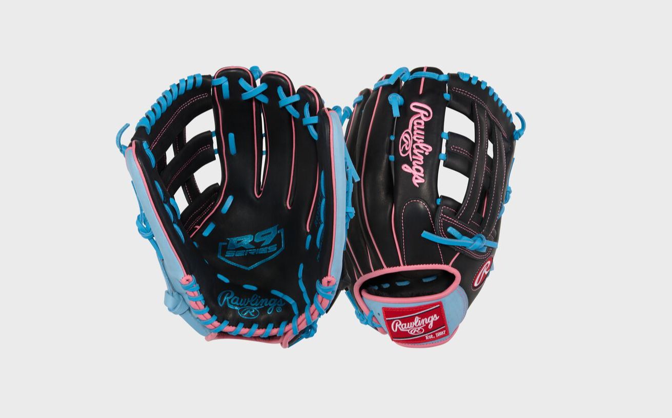 RAWLINGS &quot;R9 SERIES&quot; BASEBALL GLOVE 12.75&quot; LHT - R93029-6BP