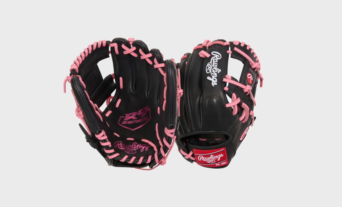 RAWLINGS &quot;R9 BASEBALL&quot; CONTOUR SERIES BASEBALL GLOVE 11.25&quot; RHT - R91125U-2BP