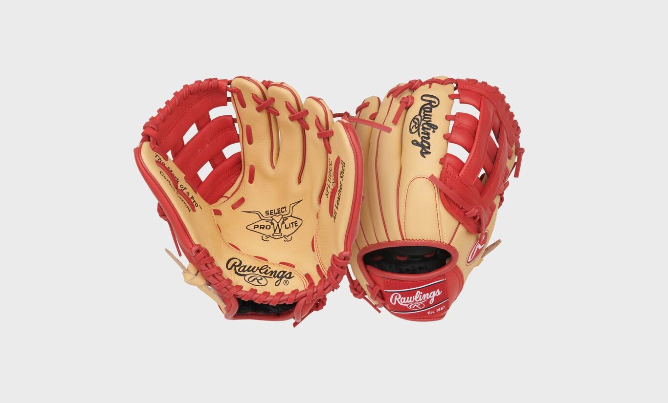 RAWLINGS &quot;SELECT PRO LITE&quot; SERIES YOUTH BASEBALL GLOVE 11&quot; RHT - C.CARROLL - SPL110CC