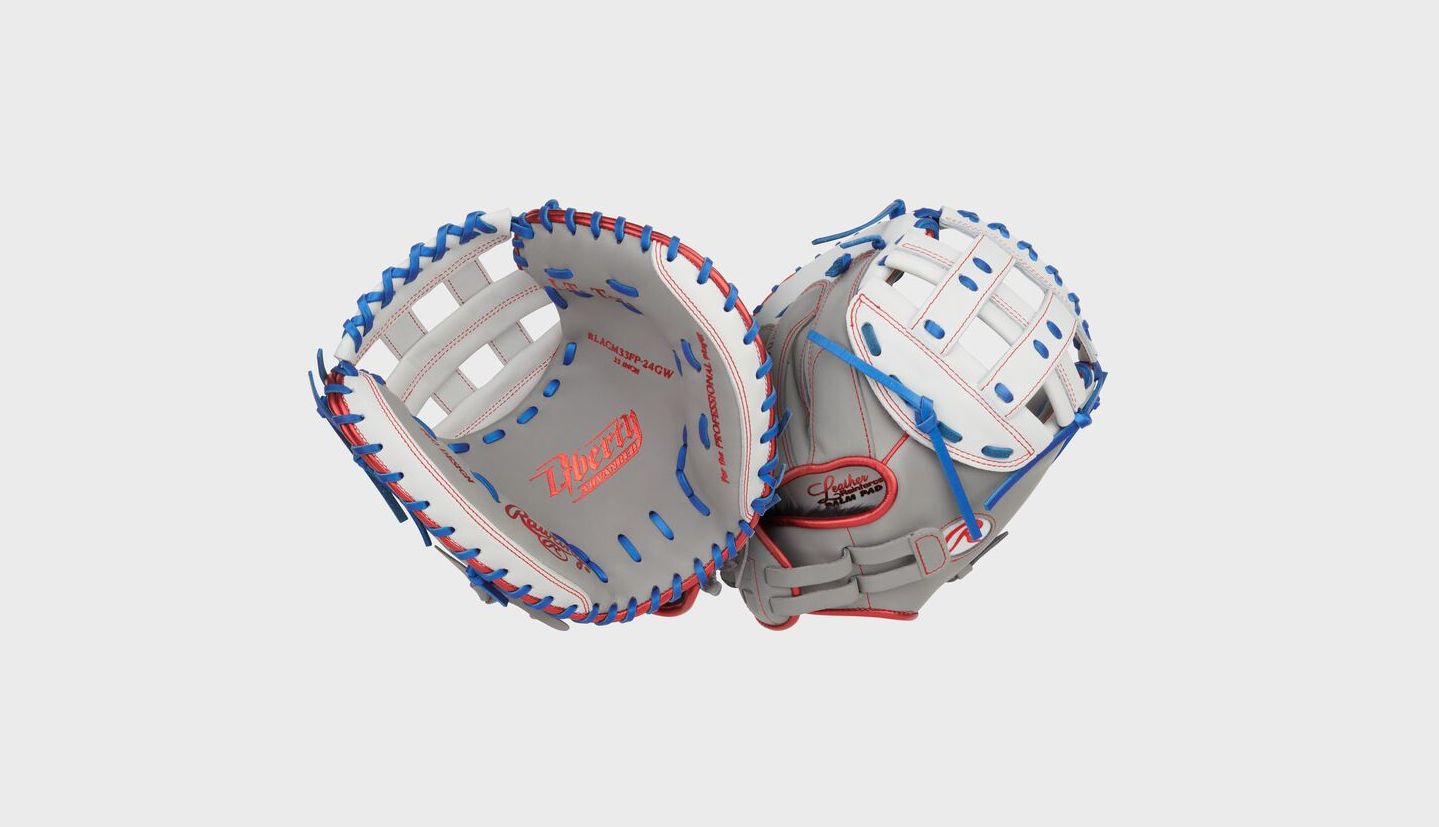 RAWLINGS LIBERTY ADVANCED CATCHERS MITT SOFTBALL GLOVE - 33&quot; - RHT - RLACM33FP-24GW