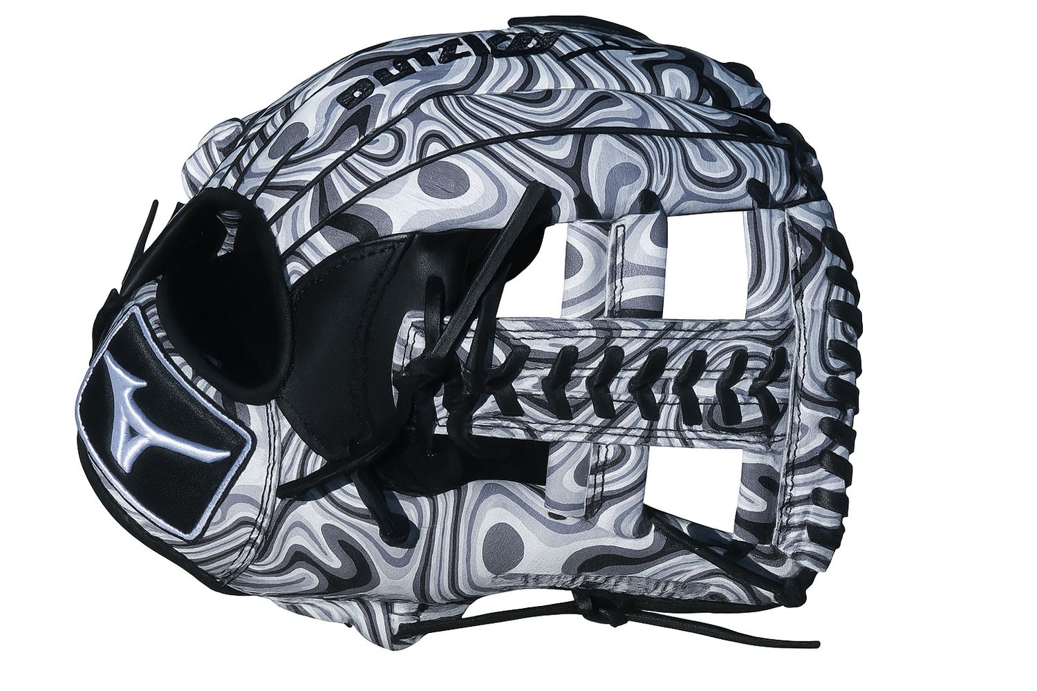 MIZUNO GMVP-50MP MVP PRIME M-PRINT FIELDERS GLOVE - Braided Cross Web - 11.75&quot; - RHT