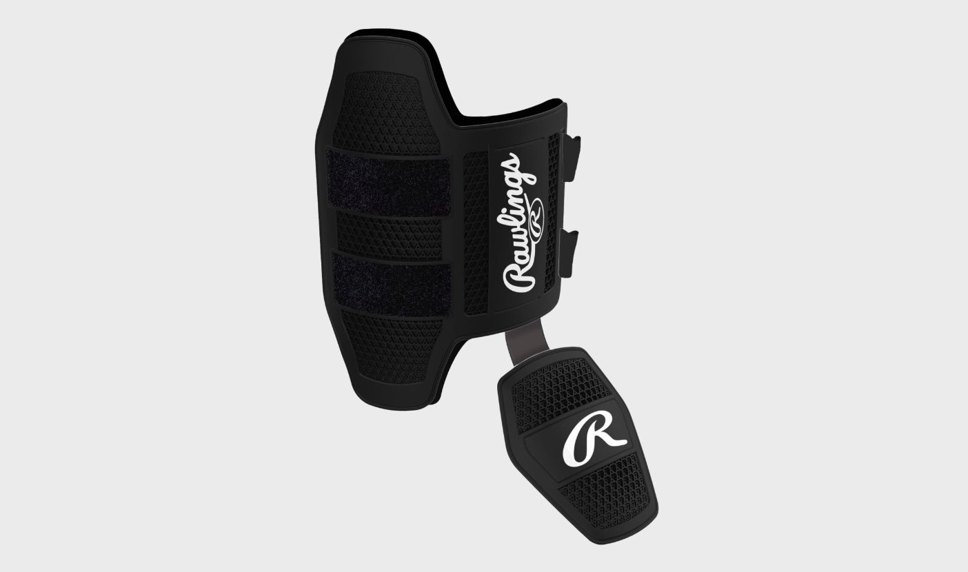 Rawlings Leg Guard - RLEGGUARD, Colour: BLACK, Size: LARGE