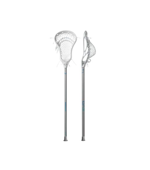WARRIOR EVO JR+ COMPLETE LACROSSE STICK, Colour: SILVER