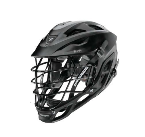 BURN HELMET W/ BLACK MASK, COLOR: BLACK, Size: LARGE