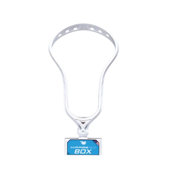EAST COAST DYES MIRAGE 3.0 BOX LACROSSE HEAD - UNSTRUNG, Colour: WHITE