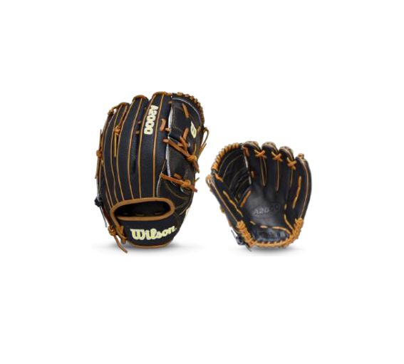 Wilson 2026 A2000 Classic B125 w/SuperSkin Black/Tan RHT 12.5&quot; Fielders Glove - WBW104119125