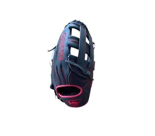 Louisville Slugger 2025 GENESIS SP FG 13 BLACK-RED, BALL GLOVE SIZE: 13&quot;, HAND: RHT