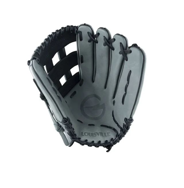 Louisville Slugger 2025 GENESIS SP FG 13.5 GREY-BLACK, HAND: RHT, Size: 13.5", WEB: H-web