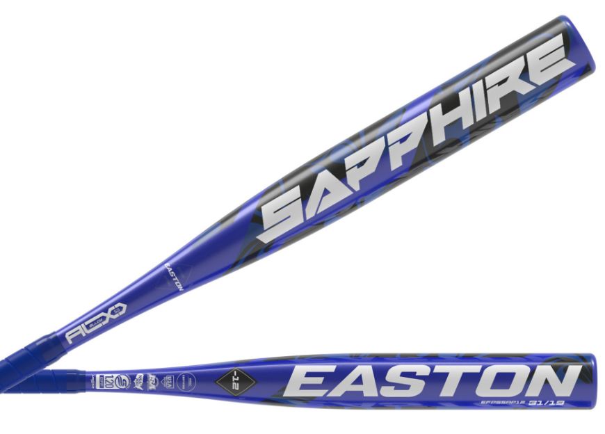 EASTON SAPPHIRE -12 FASTPITCH SOFTBALL BAT, Bat Drop: -12, Bat Length: 28"