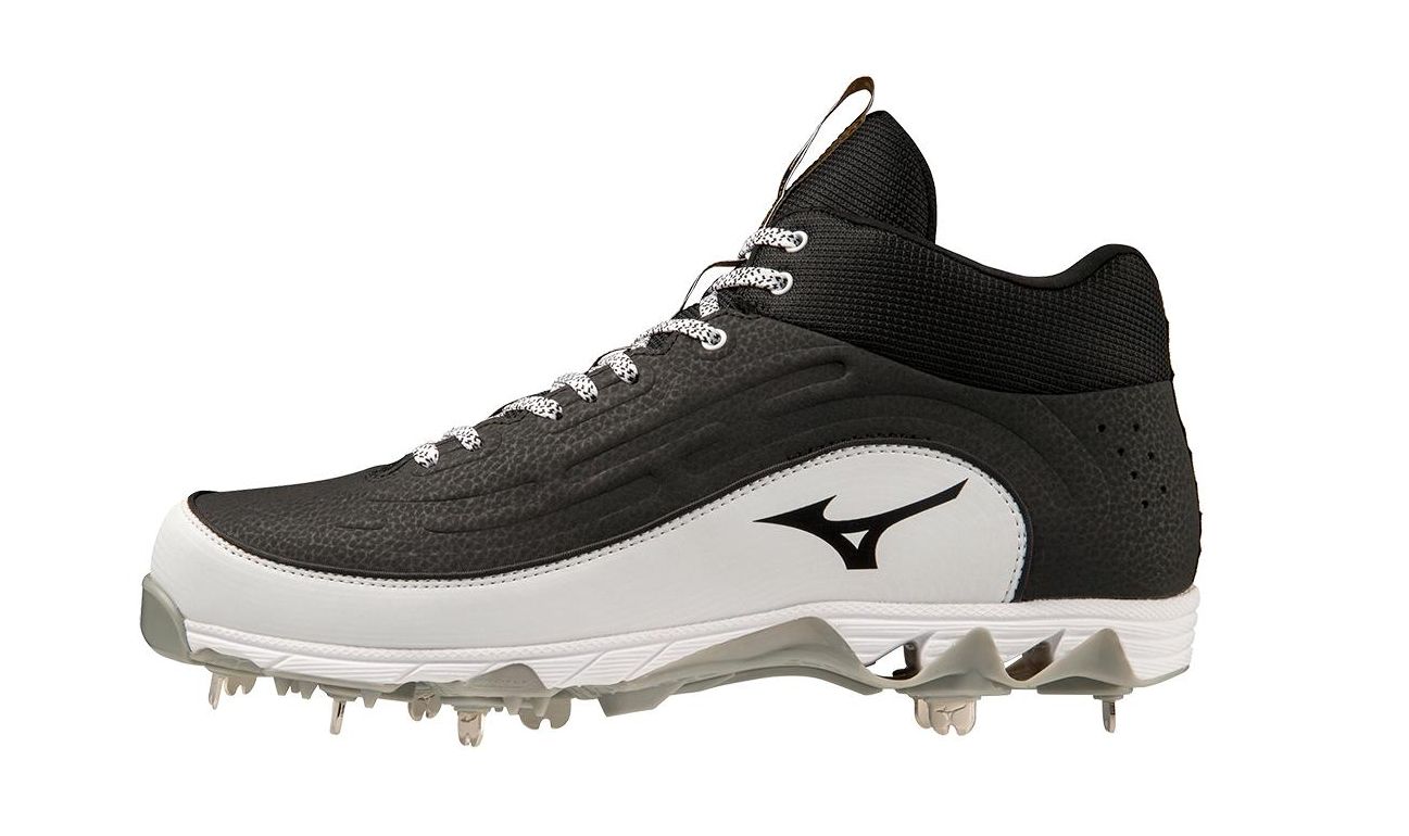 MIZUNO 9-SPIKE® AMBITION 3 MID MEN'S METAL BASEBALL CLEAT, Size: 9