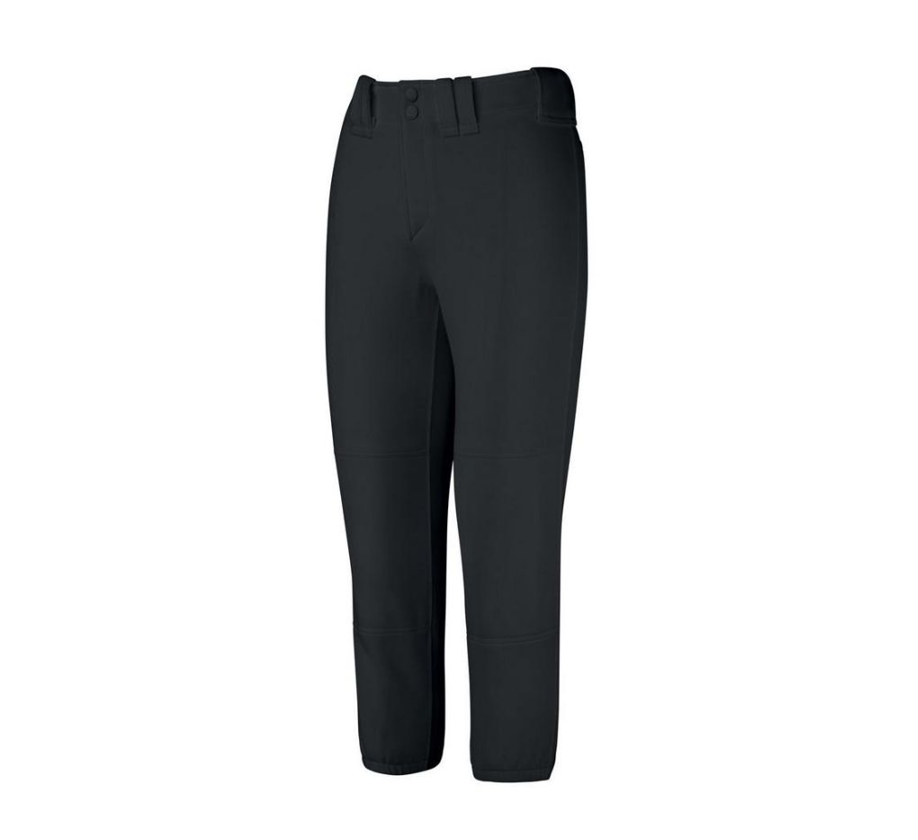 MIZUNO WOMENS BELTED PANTS, Colour: BLACK, Size: LARGE