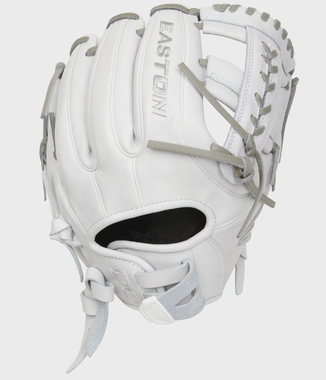 EASTON "PRO COLLECTION" SERIES SOFTBALL GLOVE 11.75" RHT, Ball Glove Colour: Grey Leather/Dark Grey Lace, Throwing Hand: RHT