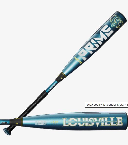 Louisville Slugger 2025 Meta® Prime USSSA Baseball Bat, Bat Drop: -10, Bat Length: 27