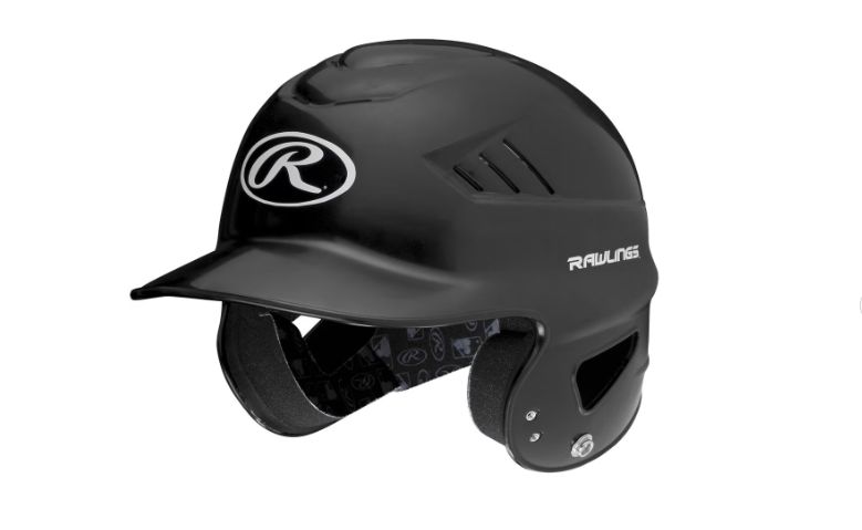 RAWLINGS COOLFLO BASEBALL HELMET - T BALL, Colour: BLACK, Size: T BALL (6 1/4 - 6 7/8)
