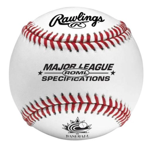 RAWLINGS ROMLCAN OFFICIAL BASEBALL OF CANADA - INDIVIDUAL BALLS