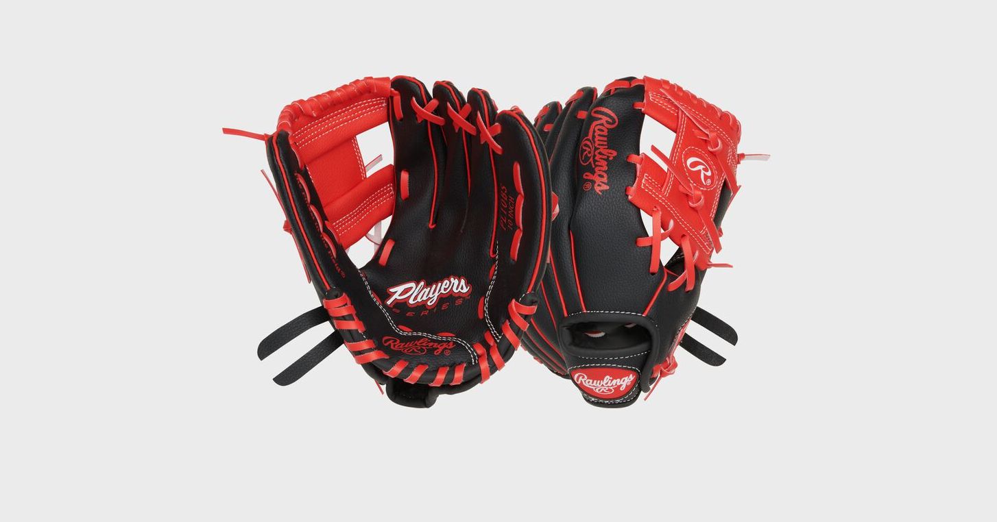 RAWLINGS "PLAYERS" SERIES BASEBALL GLOVE YOUTH RHT 10" RHT - PL10BS