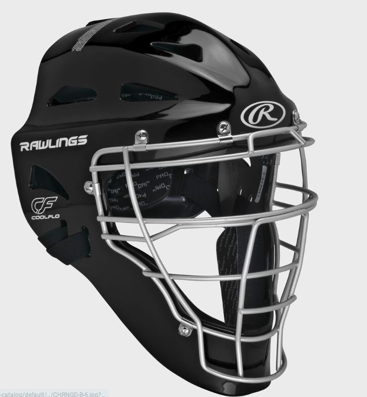 RAWLINGS RENEGADE CATCHERS HELMET, Colour: BLACK, Size: SENIOR