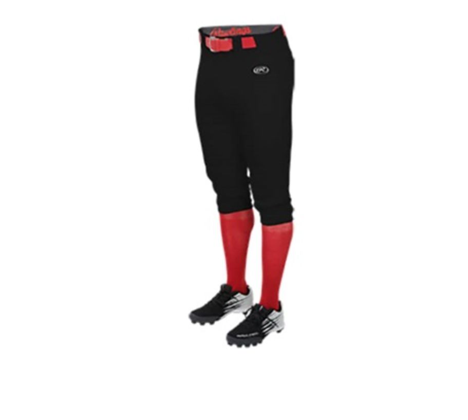 RAWLINGS YOUTH KNICKER LAUNCH PANT, Colour: BLACK, Size: YOUTH LARGE