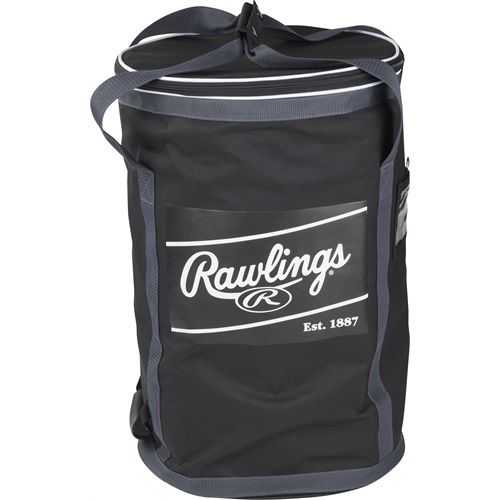 RAWLINGS SOFT SIDED BALL BAG BLACK (6dz capacity)