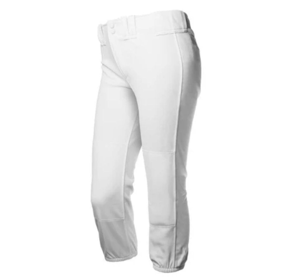 RIP-IT GIRLS 4-WAY STRETCH SOFTBALL PANTS PRO, Colour: WHITE, Size: YOUTH LARGE
