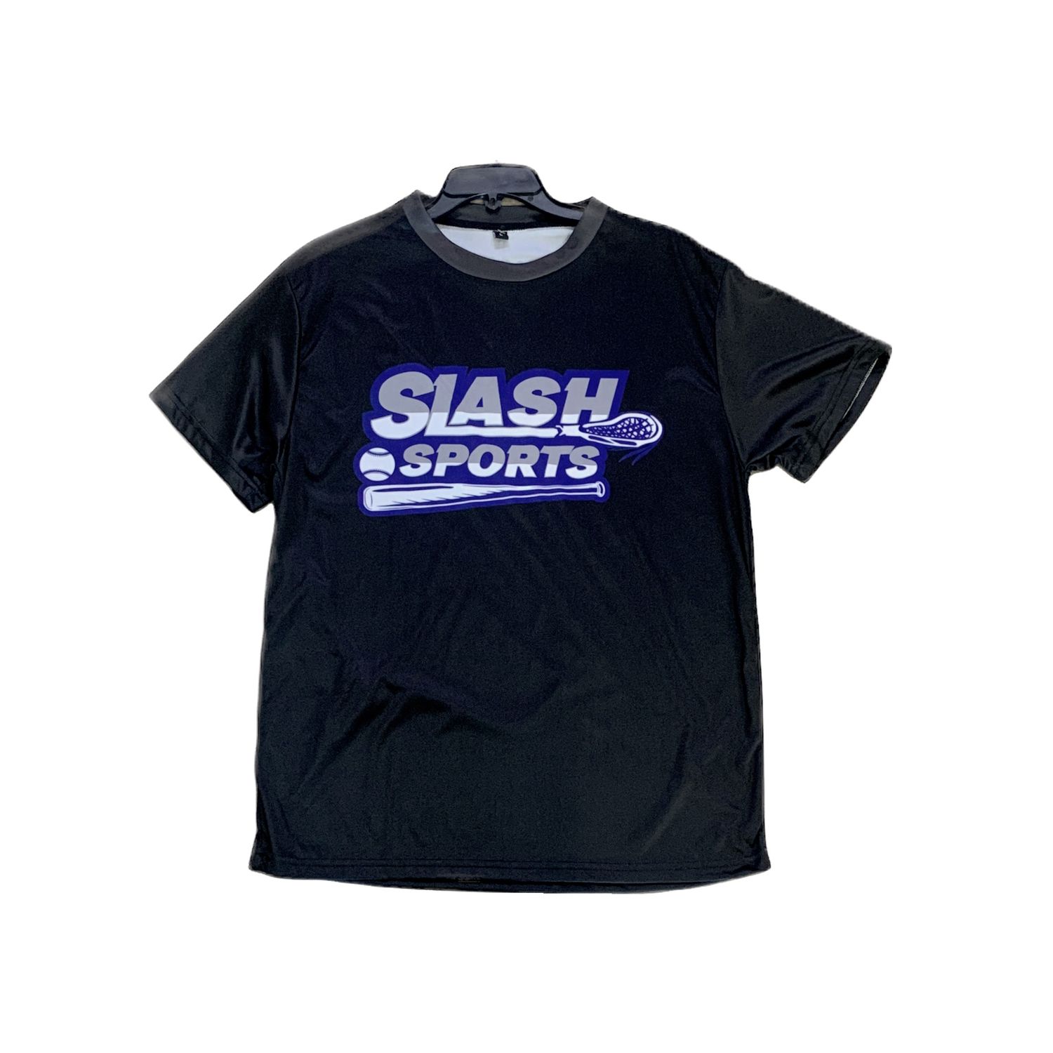 Slash Sports T-Shirt, Colour: BLK/GRY/WHT, Size: Large
