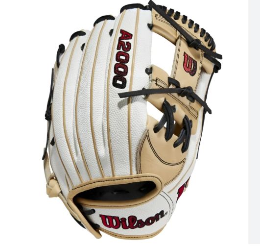 WILSON A2000 H12SS RHT 12"WHT/TAN/BLK/RED FASTPITCH GLOVE